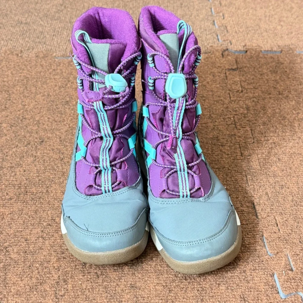 Merrell Snow Crush Waterproof Winter Boots Purple Turquoise MK159174 Womens‎ 6M
